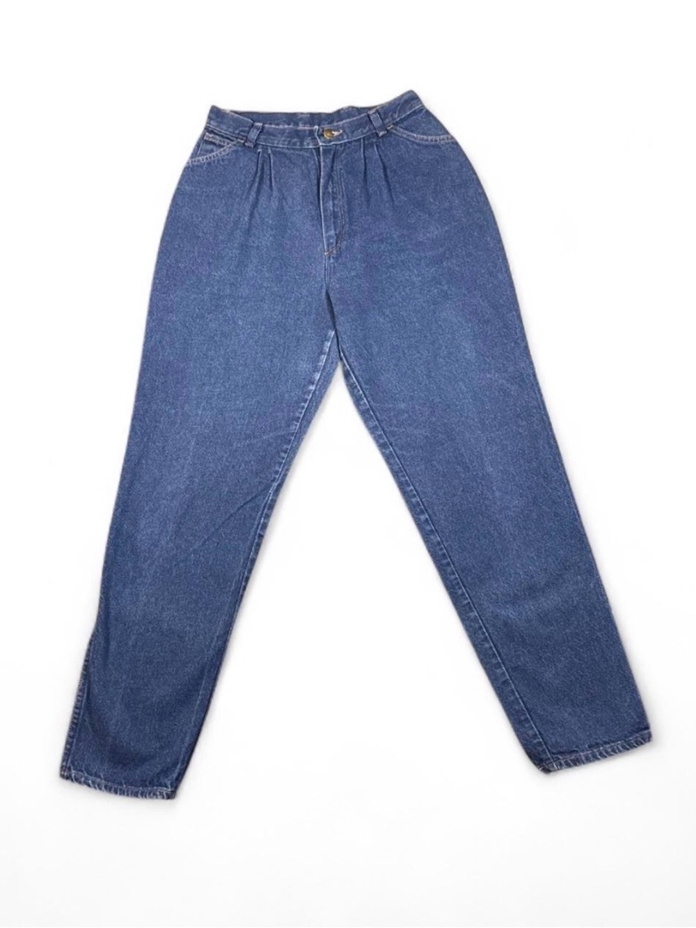 VTG 80s/90 Wrangler High Rise Pleated Mom Jeans Made in USA SZ Misses 14 Regular - Picture 1 of 7
